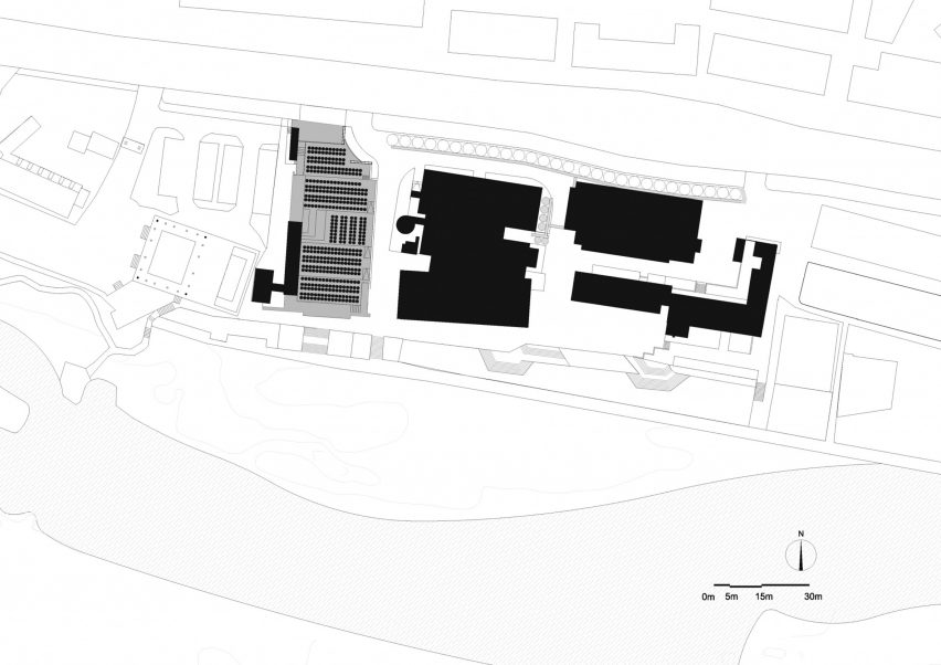 Site plan of Yongchun Vinegar Sightseeing Factory by Lel Design Studio