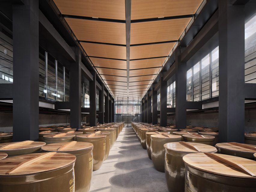 Interior of Yongchun Vinegar Sightseeing Factory by Lel Design Studio