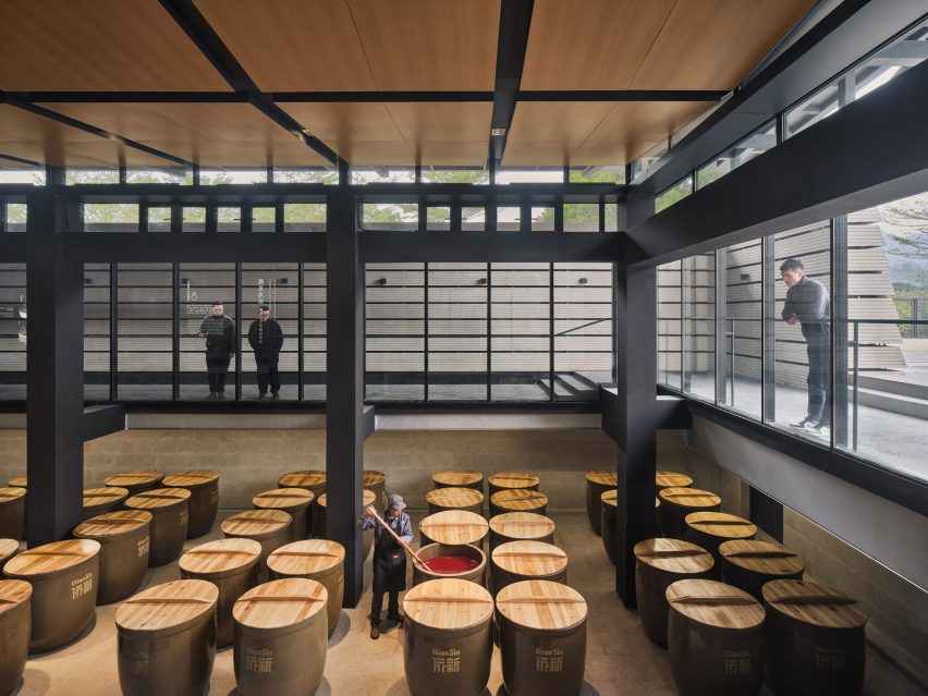Interior of the Yongchun Vinegar Sightseeing Factory