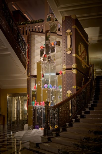 Claridge’s Christmas tree by Louis Vuitton