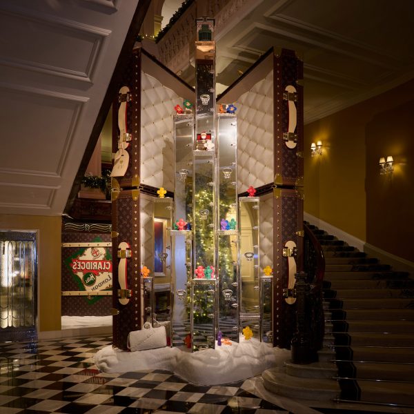 Claridge’s Christmas tree by Louis Vuitton