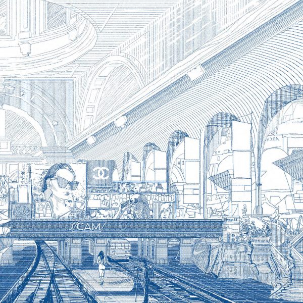 architectural drawing by students at oxford brookes school of architecture
