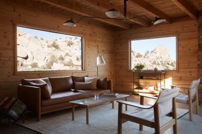 Neutral-toned living space