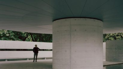Tadao Ando pavilion Melbourne