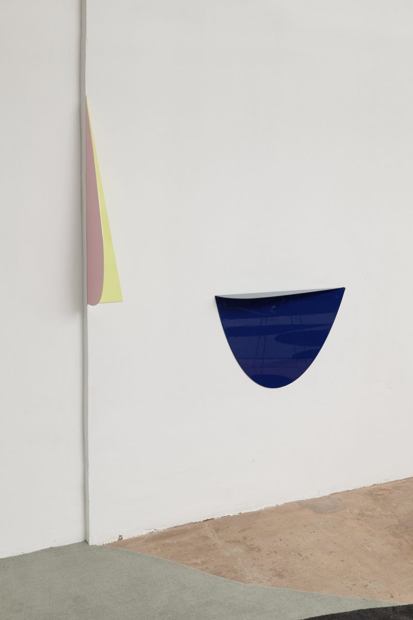 Colorful, geometric shelving