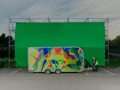Colourful caravan