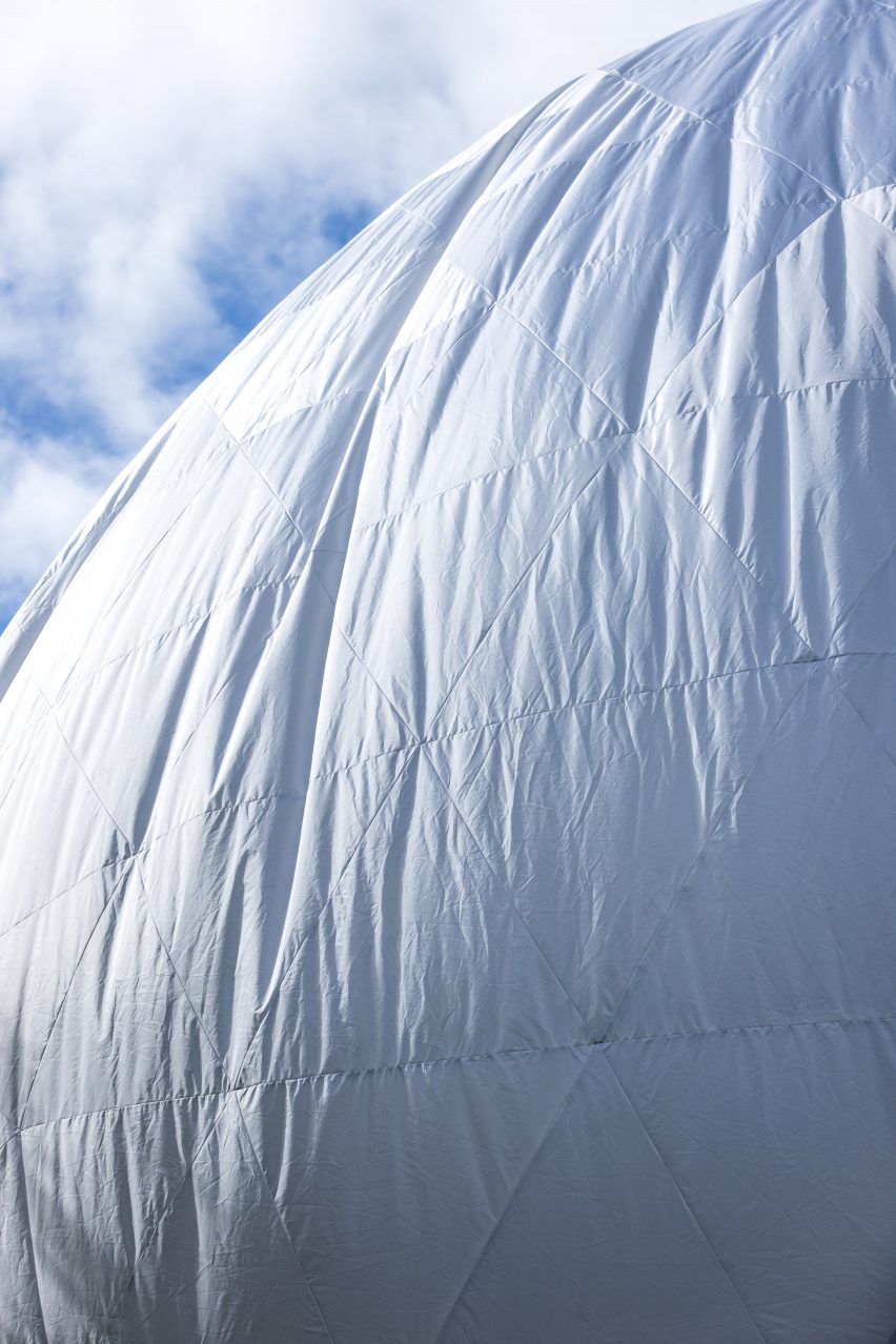 Inflatable sphere by Nic Brunsdon
