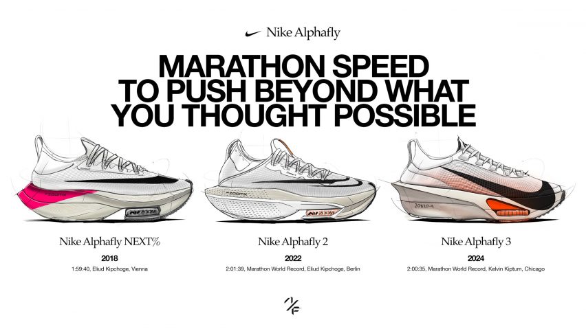 The Alphafly 3 marathon shoe by Nike