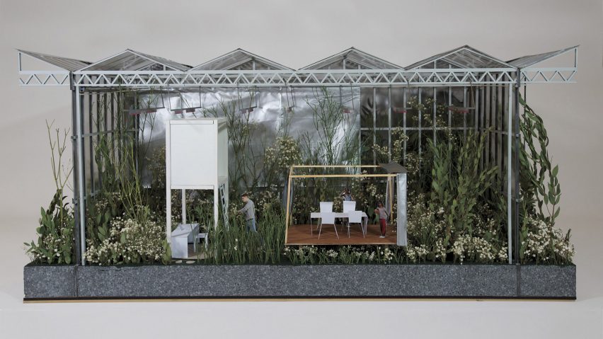 photo of a greenhouse model