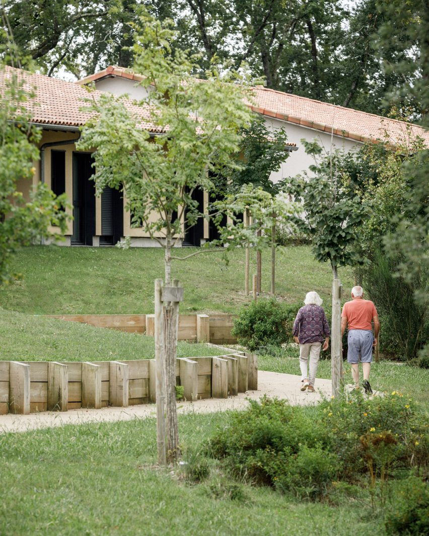 Garden at the Alzheimer's Village in France by NORD Architects
