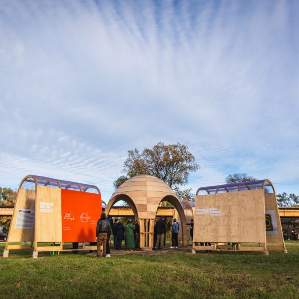 Wooden pavilion dedicated to Frederick Douglass