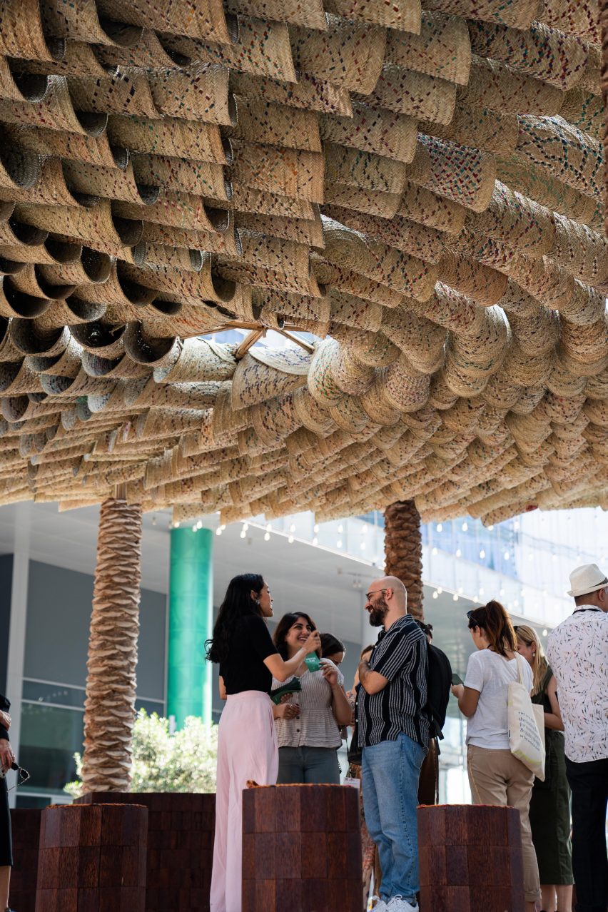Of Palm pavilion by Abdalla Almulla