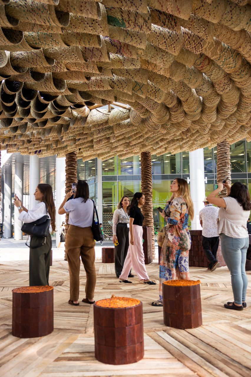 Of Palm pavilion by Abdalla Almulla