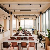 Timber office by Oslotre designs in Norway