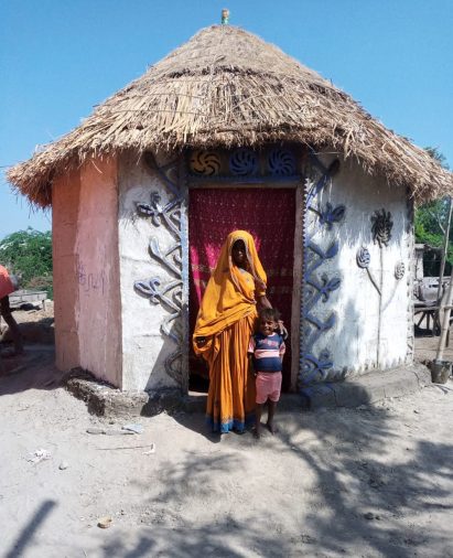 LOG Shelter designed by Yasmeen Lari created in programme to build one million homes