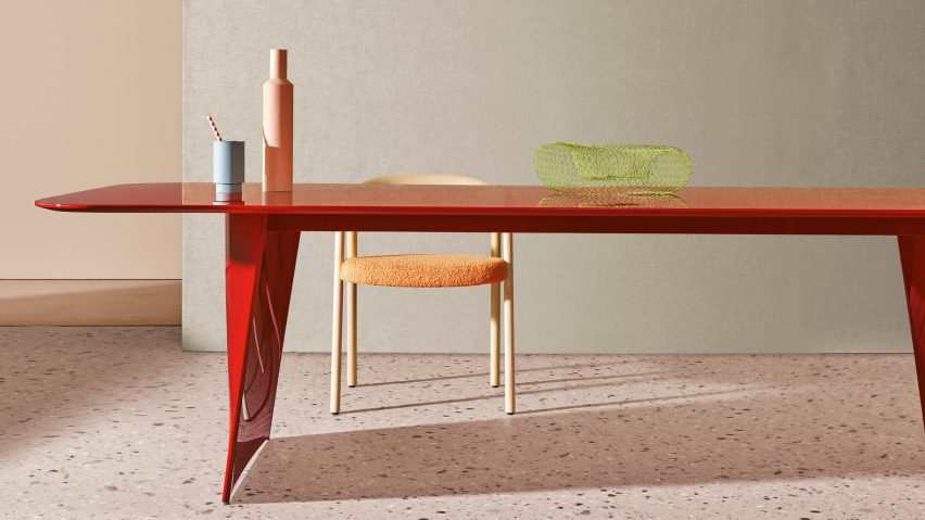 Pedrali lists seating and tables on Dezeen Showroom