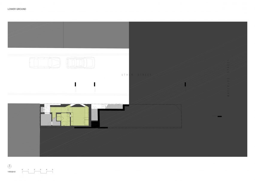 Plan drawing of SJB's mixed-use project in Sydney