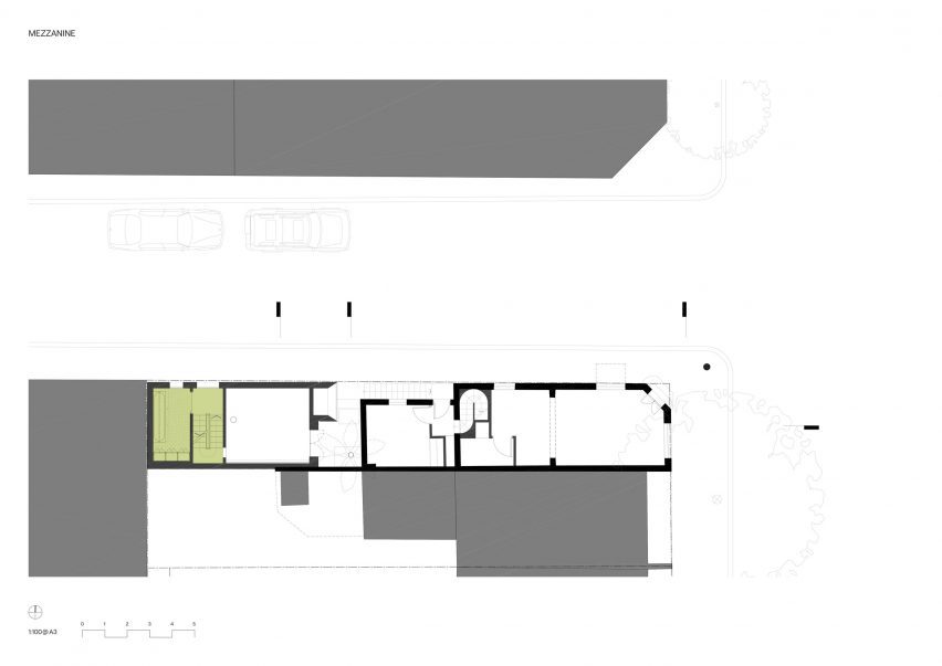 Plan drawing of SJB's mixed-use project in Sydney