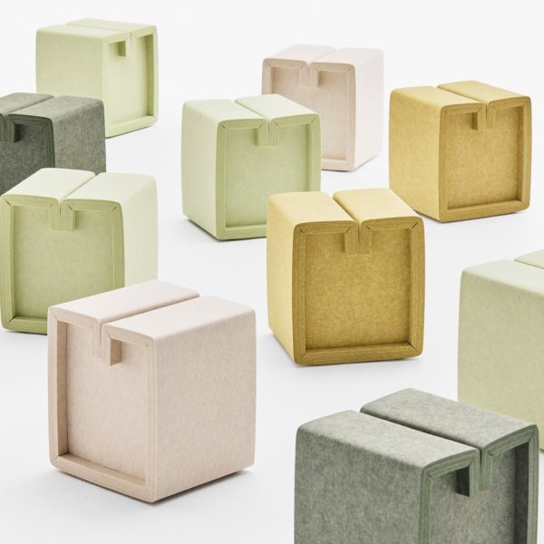 Plega seating by Derlot among 12 new products on Dezeen Showroom