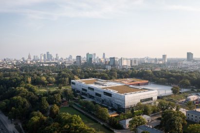 Aerial view of the Polish History Museum by WXCA