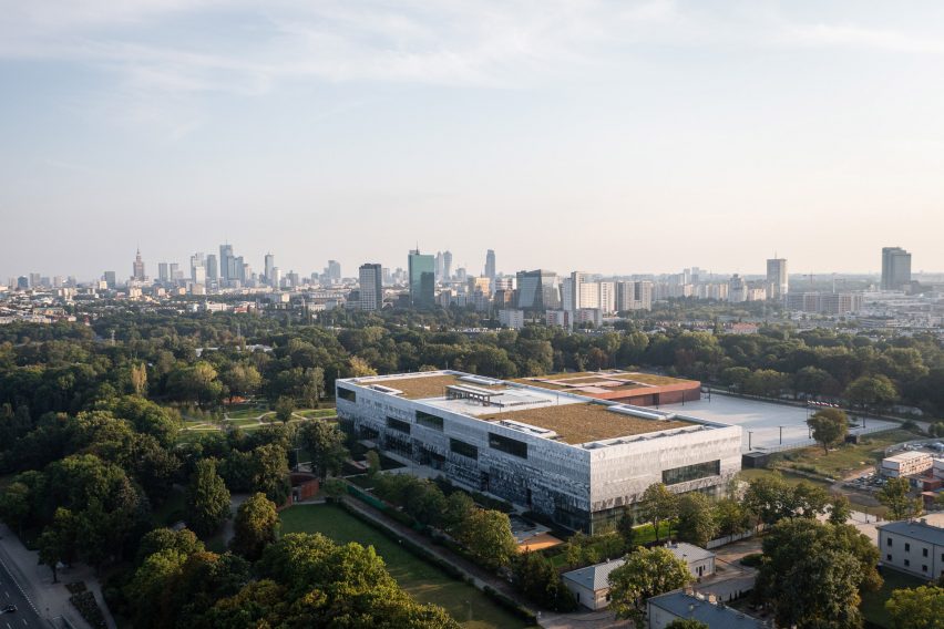 Aerial view of the Polish History Museum by WXCA