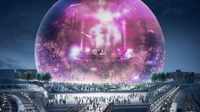MSG Sphere London render
