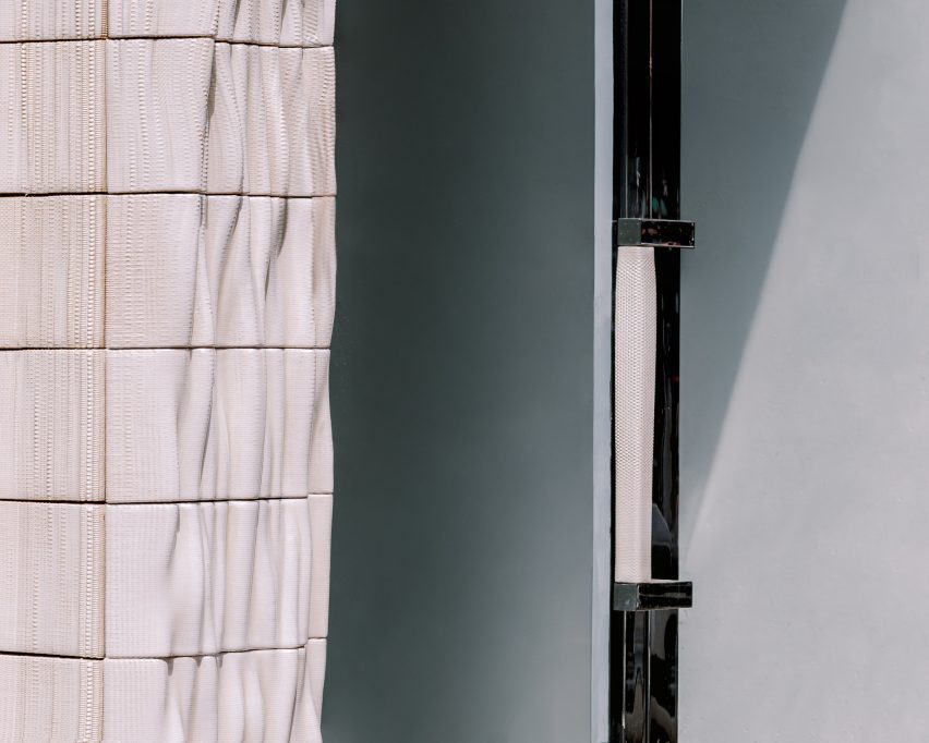 3D printed ceramic tile facade by RAP Studio