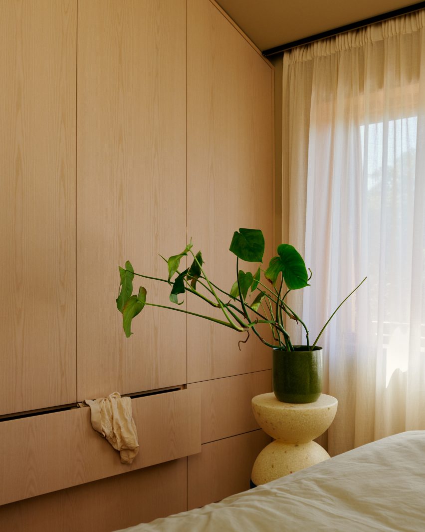 Bedroom in Yellow House in the Apple Garden