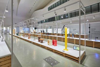Furniture displayed on top of palettes