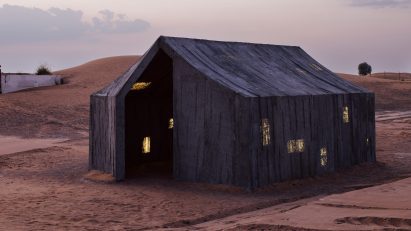 Concrete tent