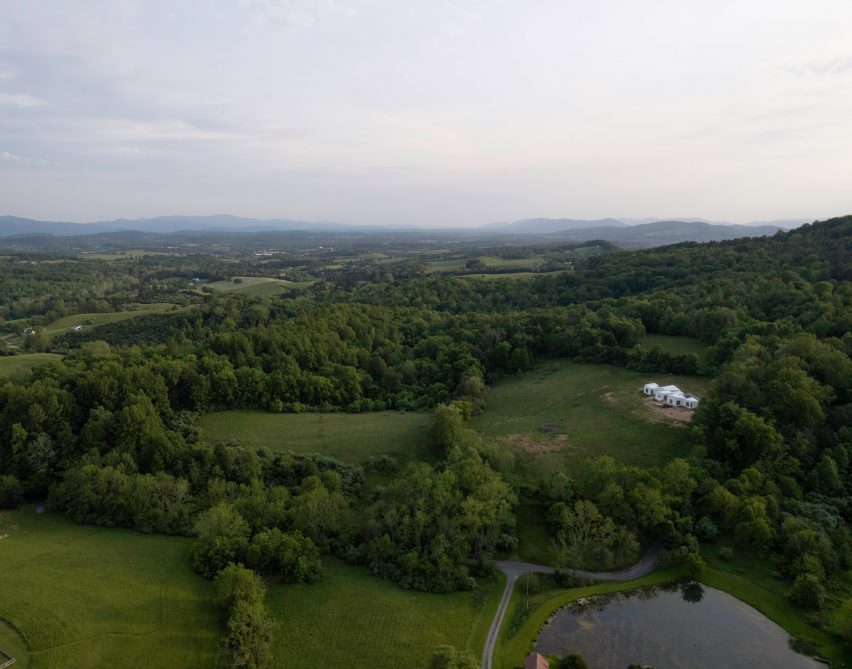 A mountain house in the Virgina