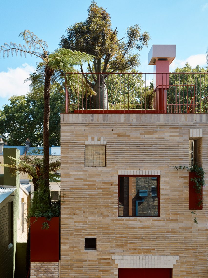 Exterior of SJB's mixed-use project in Sydney