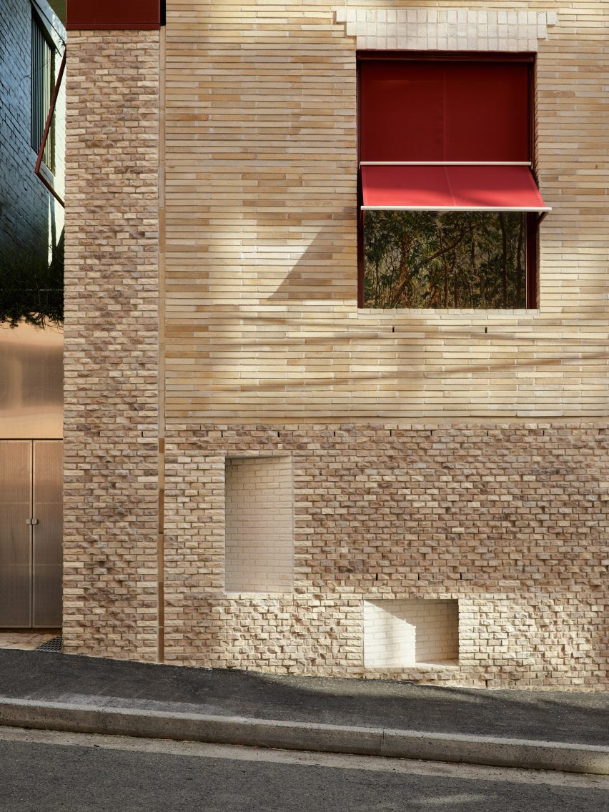 Exterior of SJB's mixed-use project in Sydney