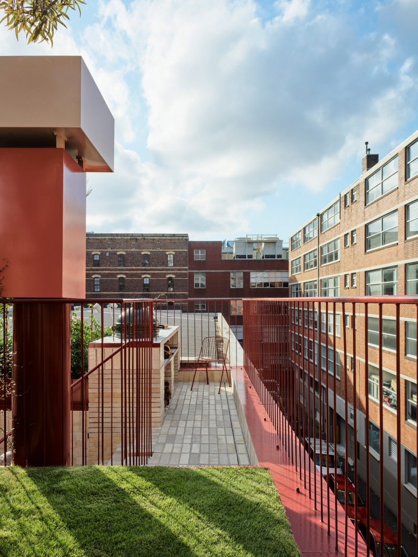Interior of SJB's mixed-use project in Sydney