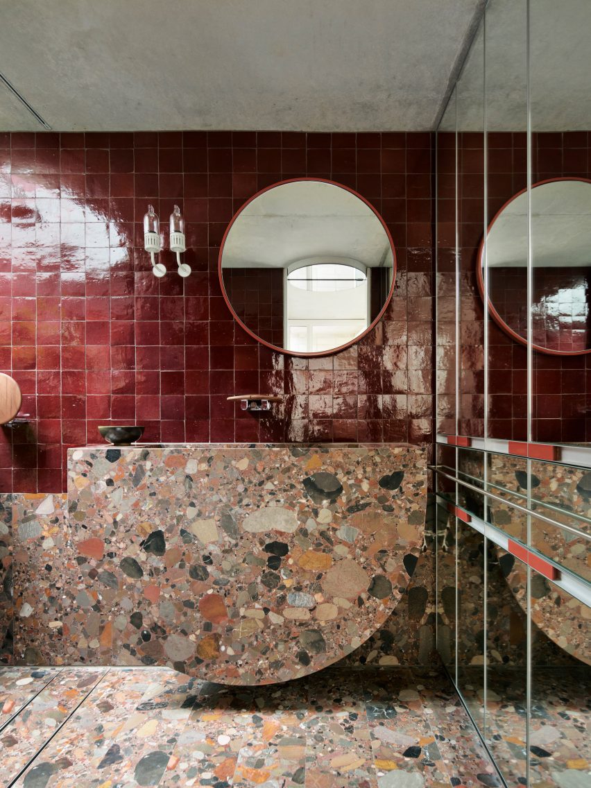 Interior of SJB's mixed-use project in Sydney