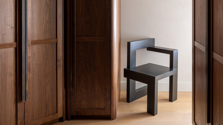 Vintage chair inside Haarlem House by Barde vanVoltt