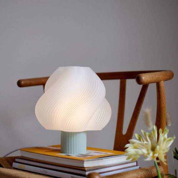Soft Serve lamp with green foot
