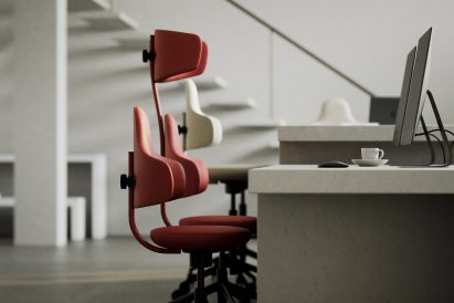 Spine chairs at desks