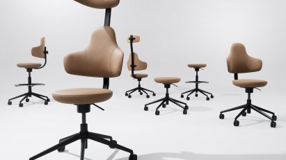 Range of Spine office chairs by Form Us with Love for Savo