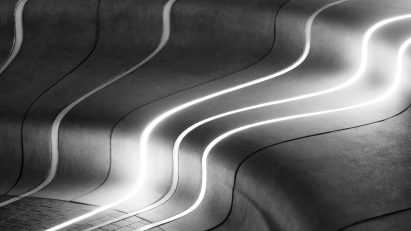 Lighting installation 'Delta' in Olso by Void