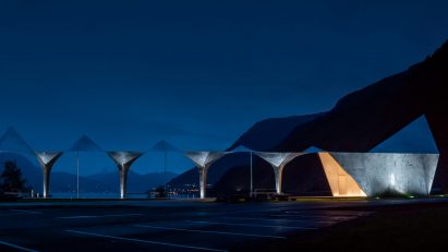 Espenes Rest Stop in Norway designed by Code and Light Bureau