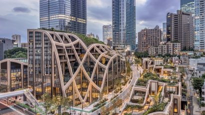 Azabudai Hills by Heatherwick Studio in Tokyo