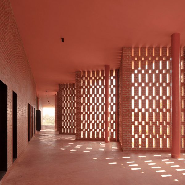 External facade elements at complex by M9 Design Studio