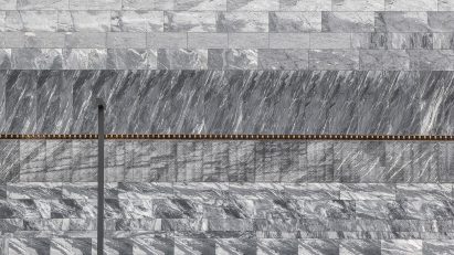 Grey stone wall at the Polish History Museum by WXCA