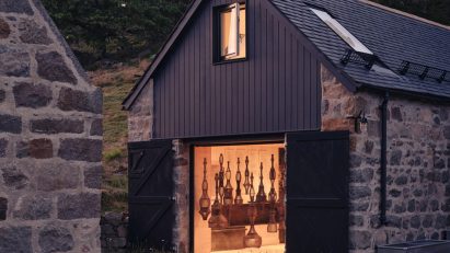 Moxon Architects adaptive reuse of Scottish Highland farm buildings