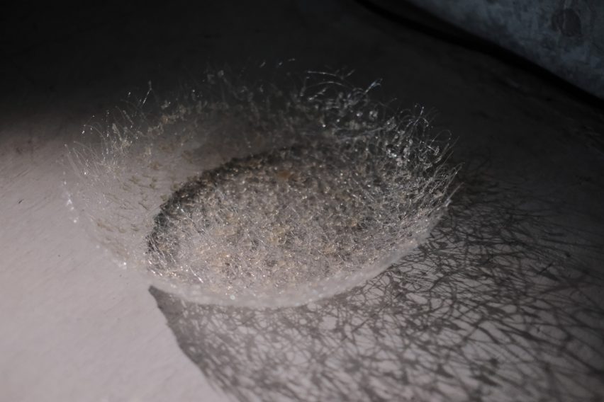 Clear 3D-printed bowl