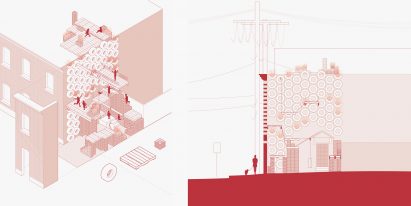 an outdoor space for children designed by a student at Carleton University