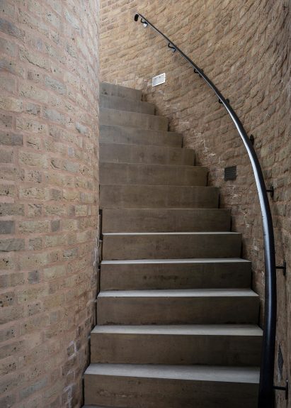 Concrete staircase