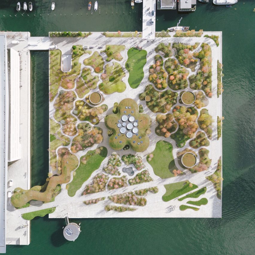 Park in Copenhagen harbour