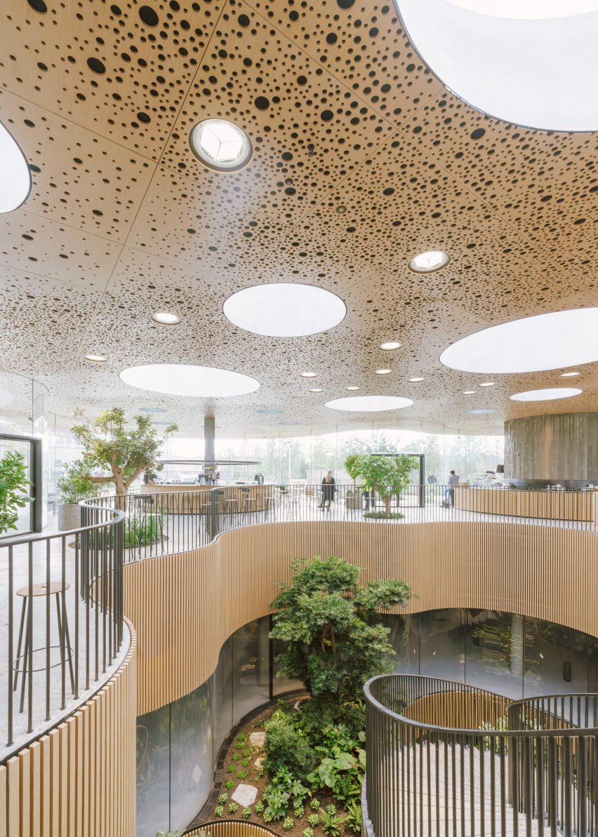 Interior of Copenhagen greenhouse